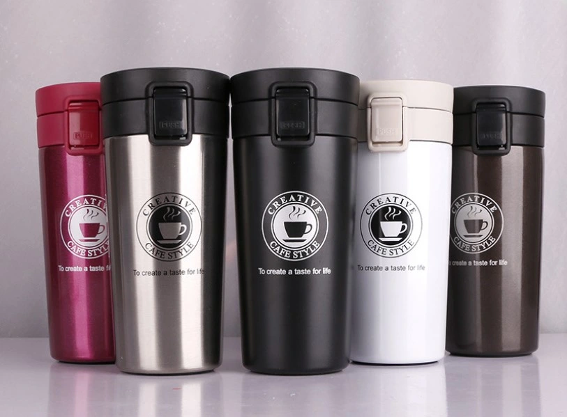 Business Gift Food Grade Office Vacuum Cup Thermos Insulated 18/8 Stainless Steel Coffee Cup