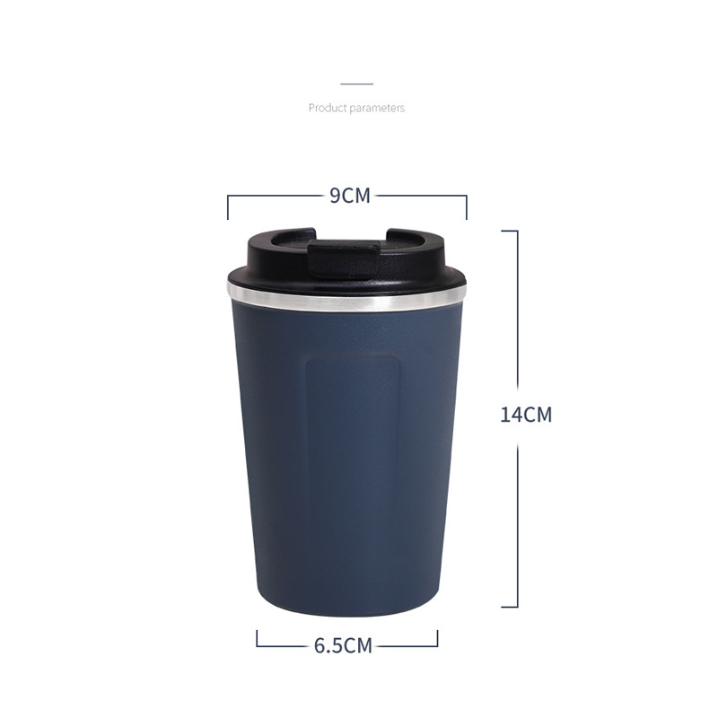 Car Coffee Cup Fashion Big Belly Cup Portable Small Thermos Cup