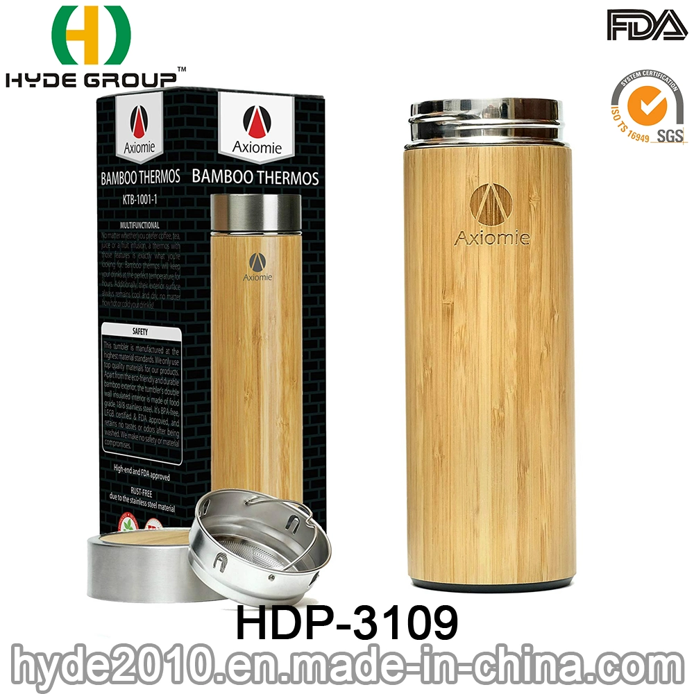 450ml Stainless Steel Tea Infuser Vacuum Flask Water Bottle (HDP-3109)