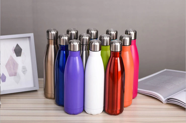 Double Walled Vacuum 1000ml 500ml Steel Thermos Thermal Flask