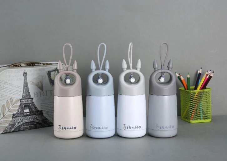 300ml 304 Stainless Steel Mug Creative Vacuum Water Cup Cute Mini Pot Belly Cup Child Flask