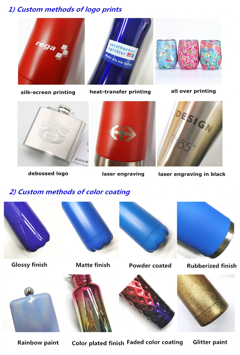 Double Wall Vacuum Insulated Stainless Steel Bottle Thermal Flask