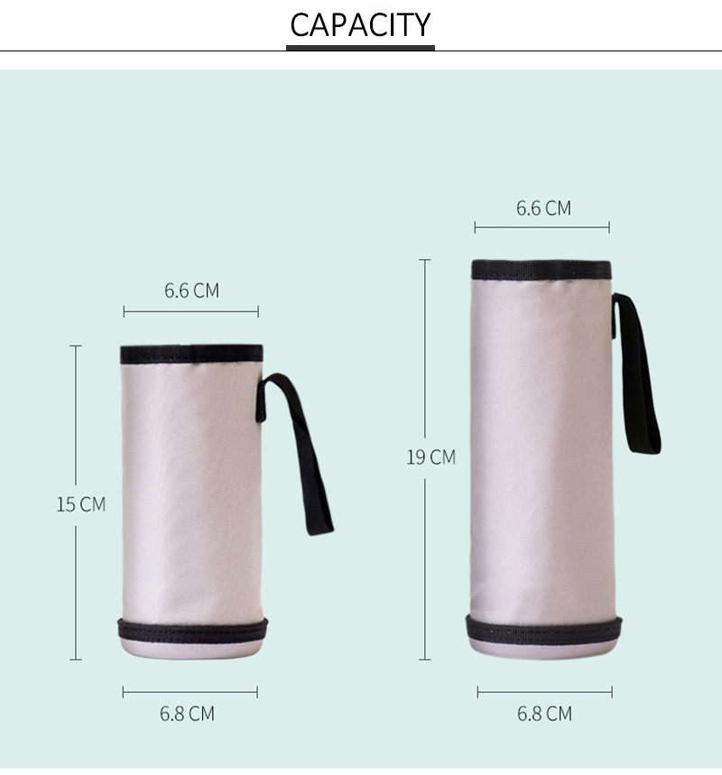 Wholesale Insulated Neoprene Bottle Cover Travel Thermos Bag Bottle Sleeve with Strap