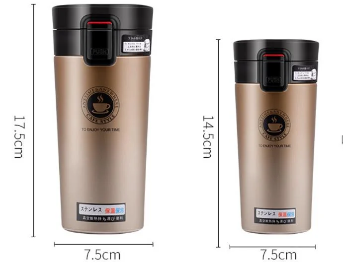 Factory Direct Double Wall Stainless Steel Insulated Vacuum Flask, Tea Coffee Thermos