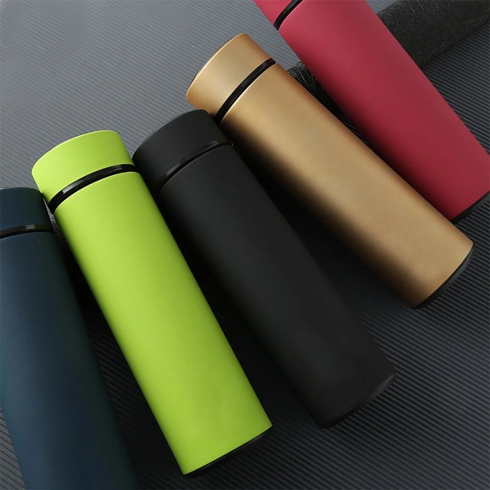 Newest 500ml Business Gift Double Wall Stainless Steel Coffee Thermos Vacuum Flask Custom Logo