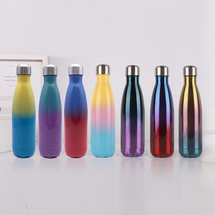 Stainless Steel Vacuum Flask Insulated Thermos Sports Cola Water Bottle