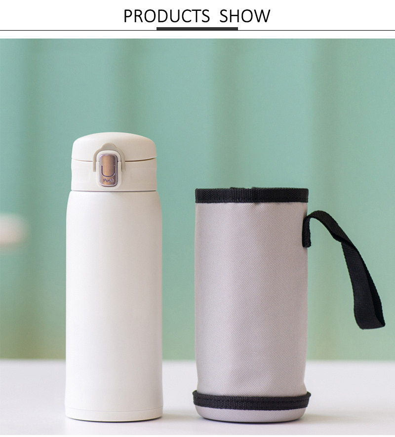 Wholesale Insulated Neoprene Bottle Cover Travel Thermos Bag Bottle Sleeve with Strap