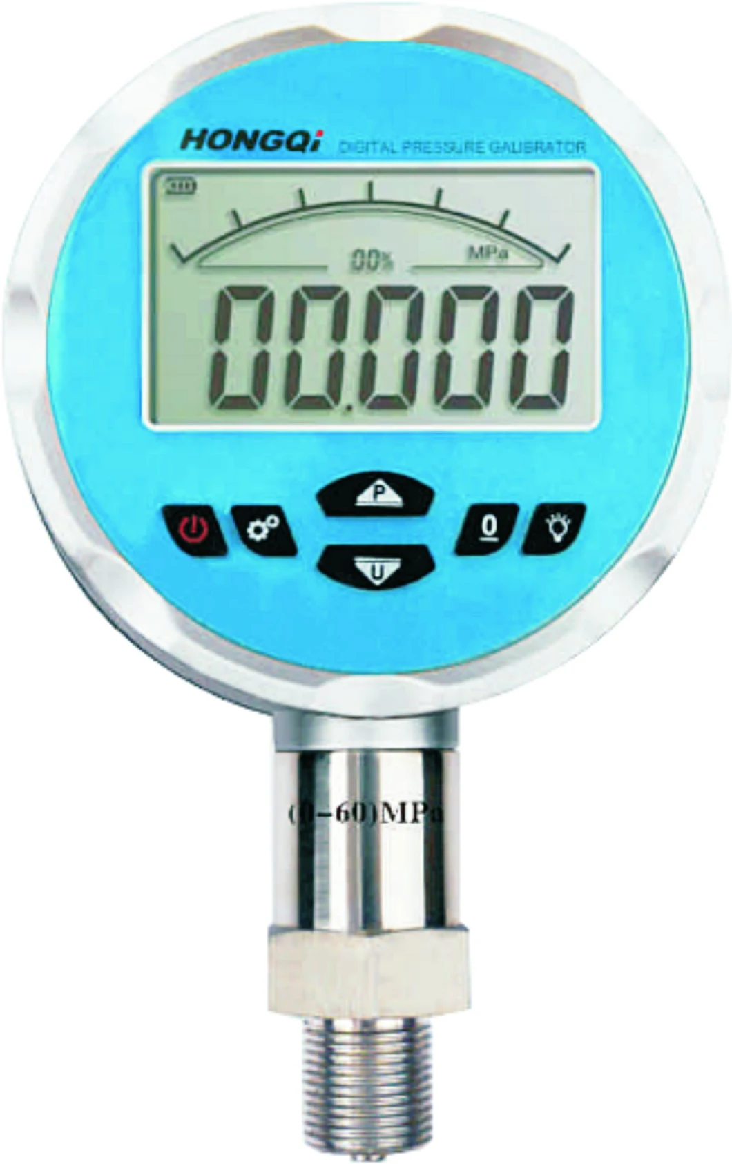Factory Price OEM Frd 0-100MPa Air Oil Water Battery Digital Pressure Gauge Hongqi