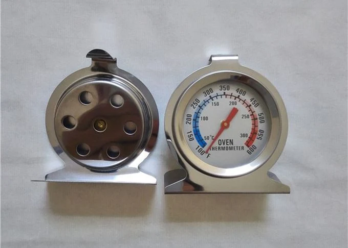 Bimetal Mechanical Analog Hanging Oven Thermometer High Temperature Gauge