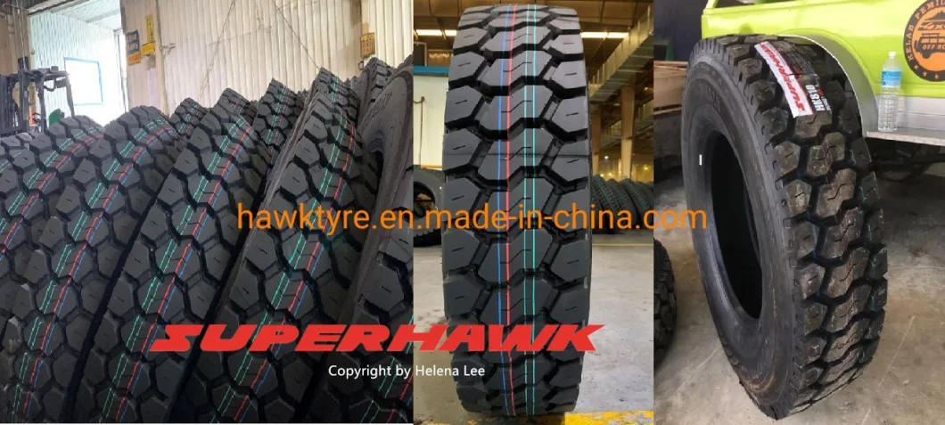 Superhawk Hawkway 11r22.5 Heavy Duty Truck Bus Tyre Radial Tire Trailer Tire