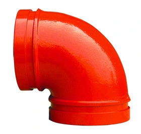 FM Approved UL Listed Grooved Elbow 90 Degree / Dci Elbow 90 Degree Grooved
