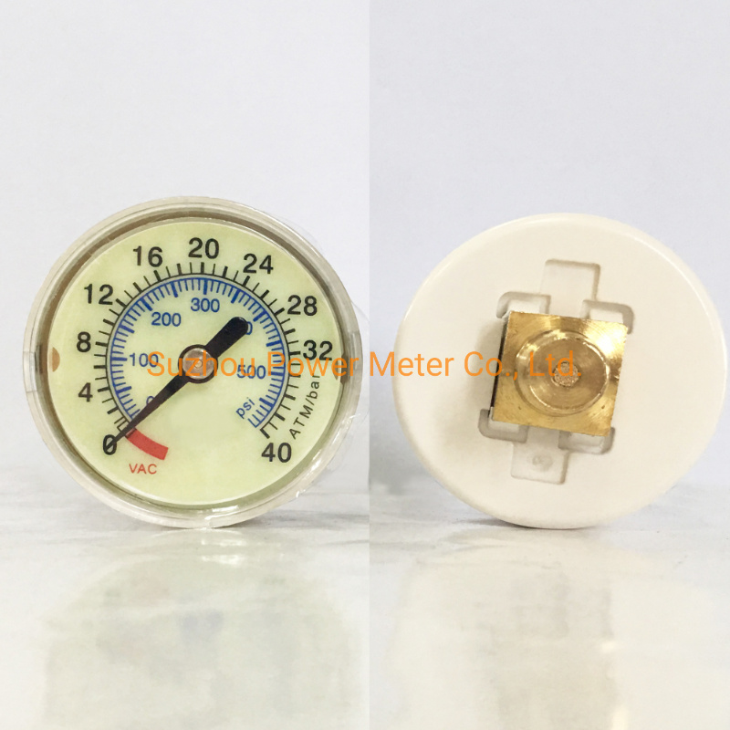 DN40mm Medical Pressure Gauge Manometer 30ATM for Inflator Device