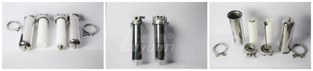 Ss Housing Stainless Steel Cartridge Filter 10 20 30 40 Inch 100 Psi 150 Psi