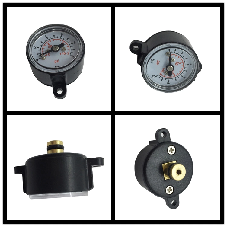 1inch 25mm Mini Axial Direction Dial Pressure Gauge