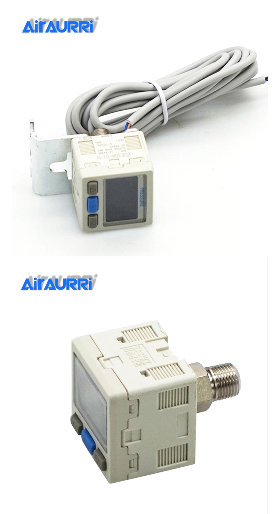 Airtac Electronic Pressure Switch with Digital Display Zse / ISE30A Size, Pressure Switch / Digital Pressure Gauge