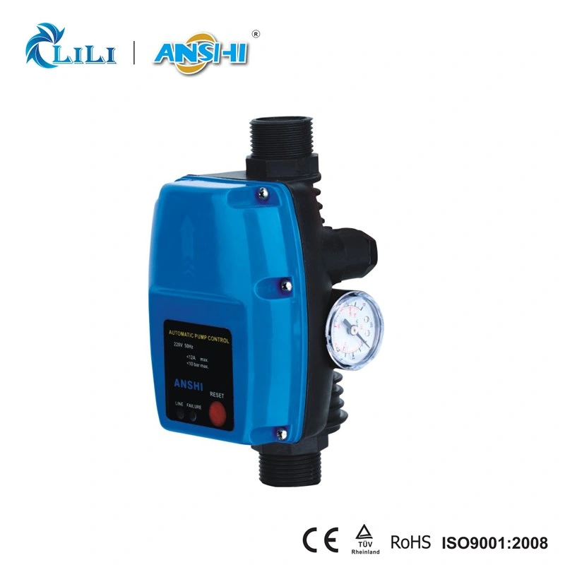 Anshi Automatic Pressure Switch with Pressure Gauge for Water Pump (DSK-5.1)