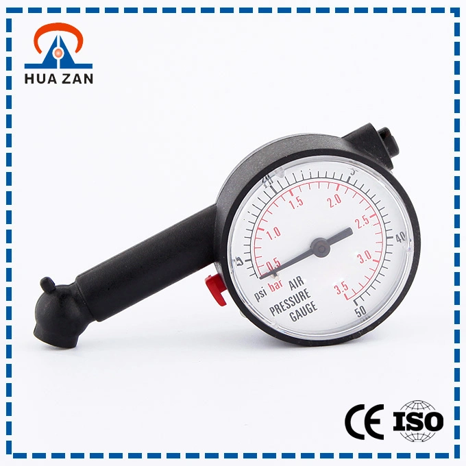 Tire Gauge Wholesale 2.5 Inches Booted Tire Pressure Gauge