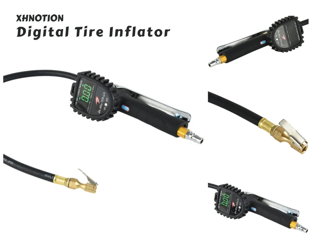 Xhnotion Pneumatic Tg-22 Digital Tire Inflator Gun