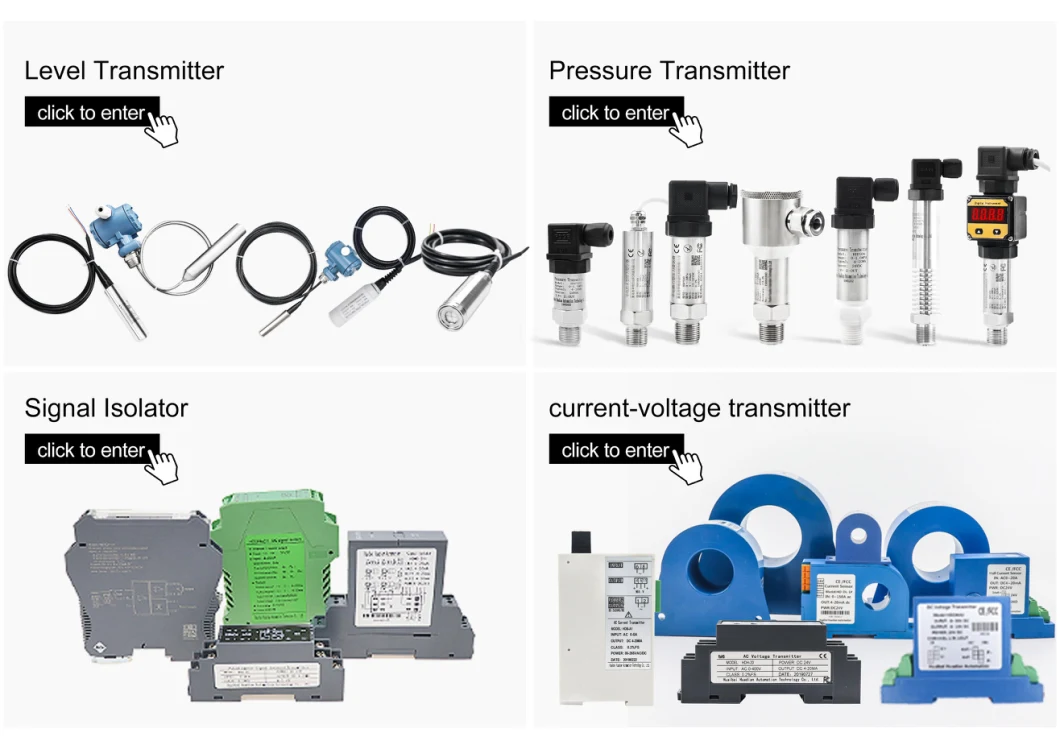 4-20mA Gas Different Pressure Sensor Mechanical Engineering Gauge Pressure Transducer Analog Output