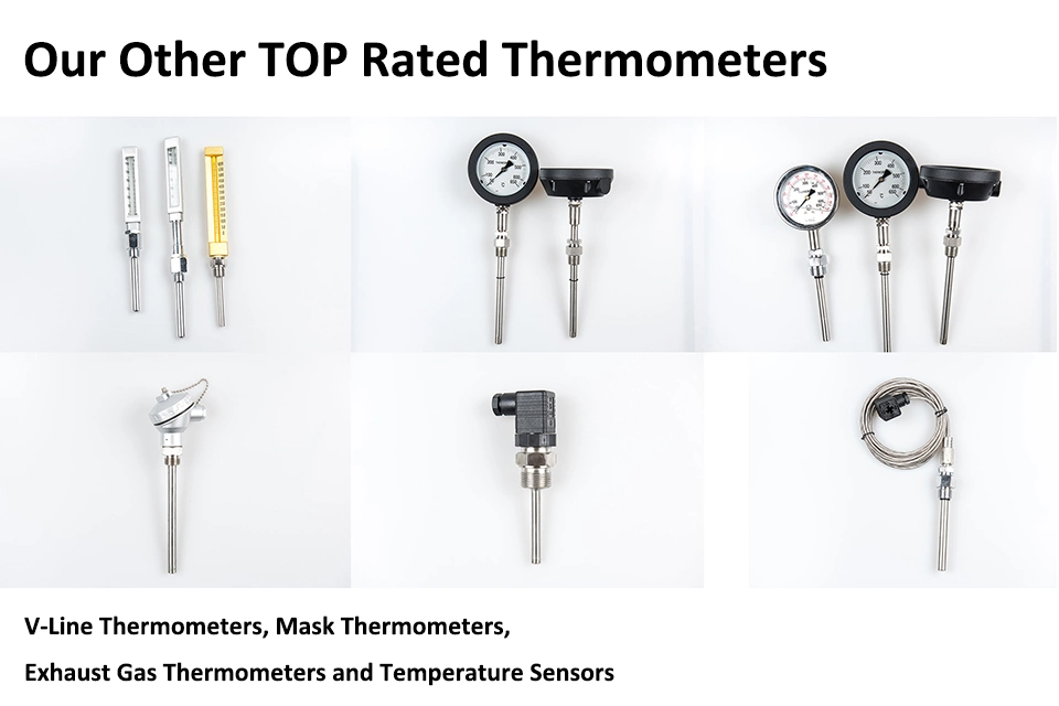 Industrial Digital Display Temperature Gauge Prices Cooking Industrial Bimetal Thermometer Temperature Gauge Price
