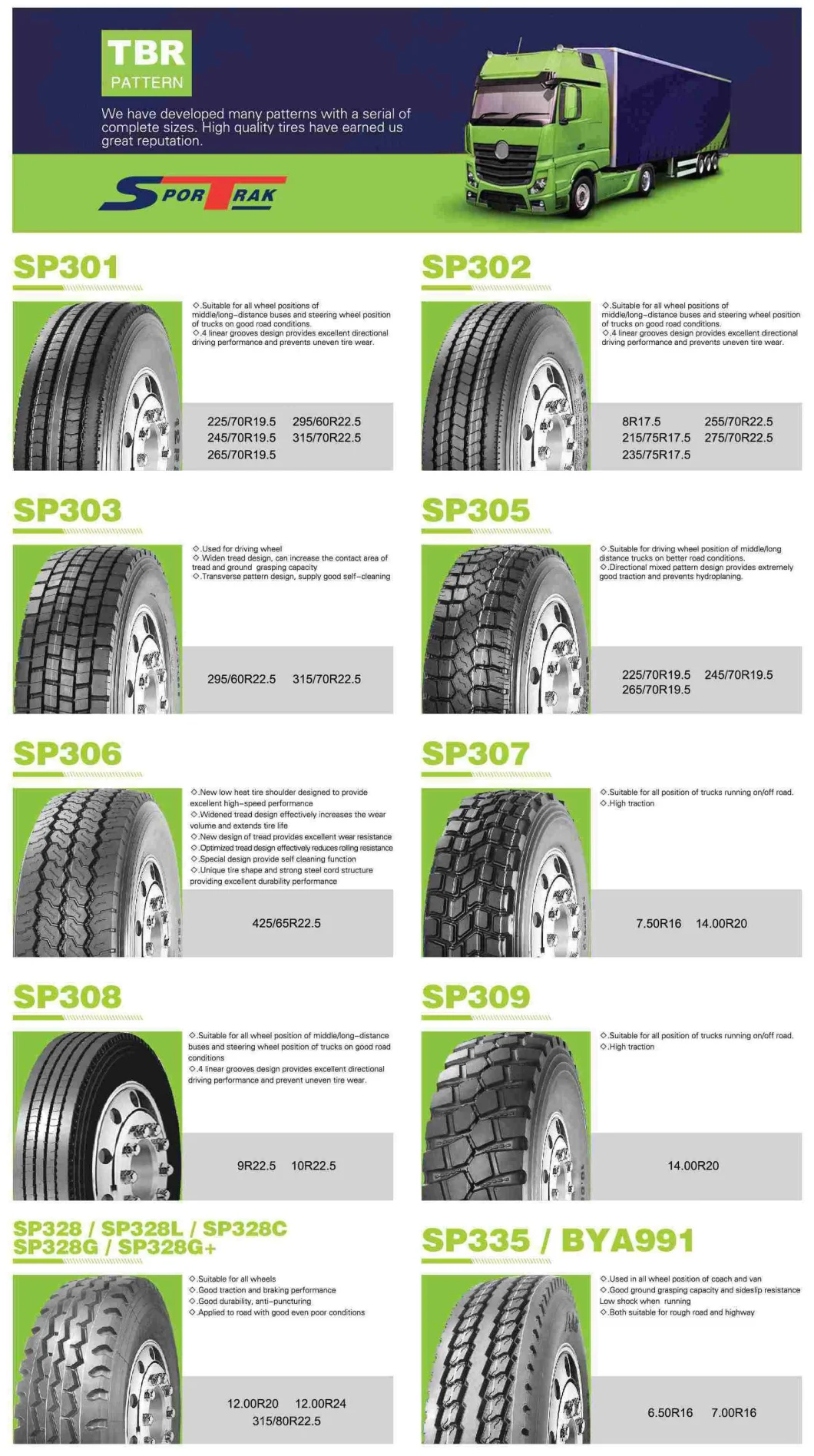 Heavy Duty Truck Tire, Radial Truck Tire (295/80R22.5) for Malaysia
