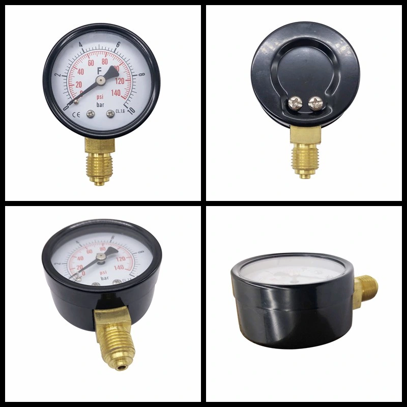 2'' Pressure Gauge Psi Bourdon Tube Pressure Gauge Manometers