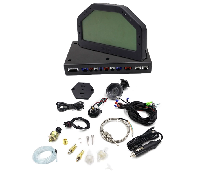 Digital Sensor Racing Car Gauges LCD Dash 12V Universal with Green Color Backlight