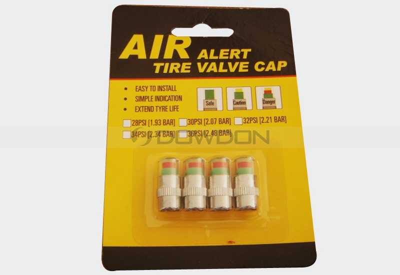 2.4 Bar Car Monitor Valve Sensor Tire Pressure Indicator Gauge Cap Alert 4 Tires (TIRE-01)