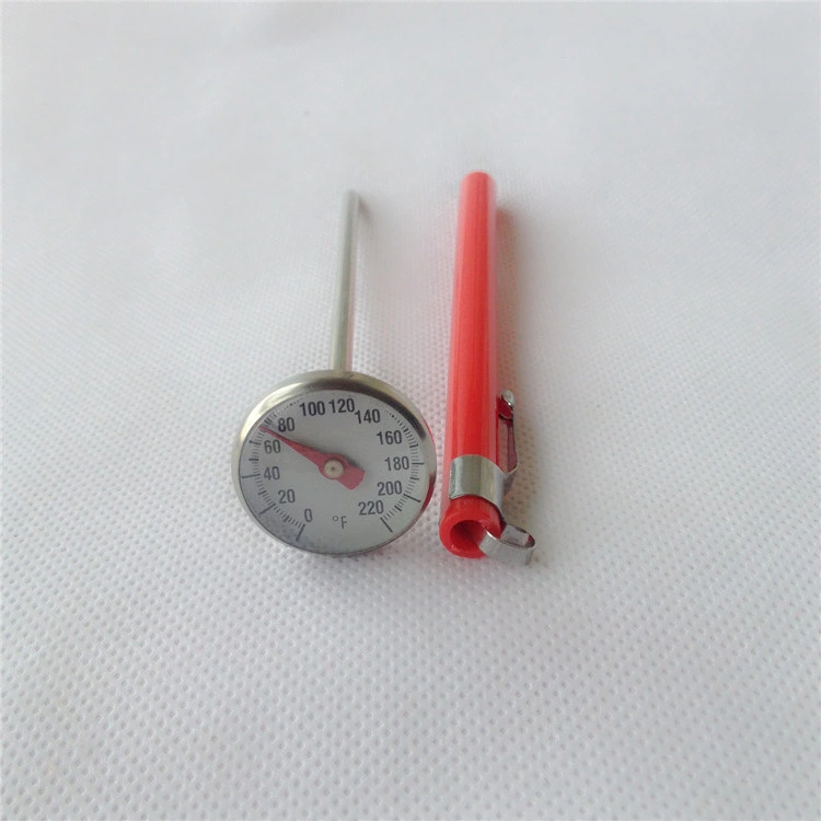 Homebrew Kettle Clip Dial Thermometer Stainless Steel Temperature Gauge Meat Cooking Thermometer