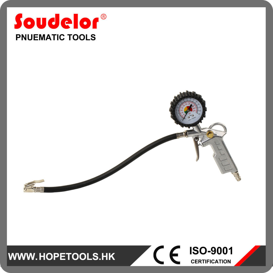 Tire Inflating Gun with Dial Gauge