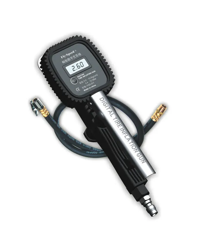 Digital Tire Inflator with Pressure Gauge, 203psi Air Chuck and Compressor Accessories Heavy Duty with Rubber Hose and Quick Connect Coupler for 0.1display