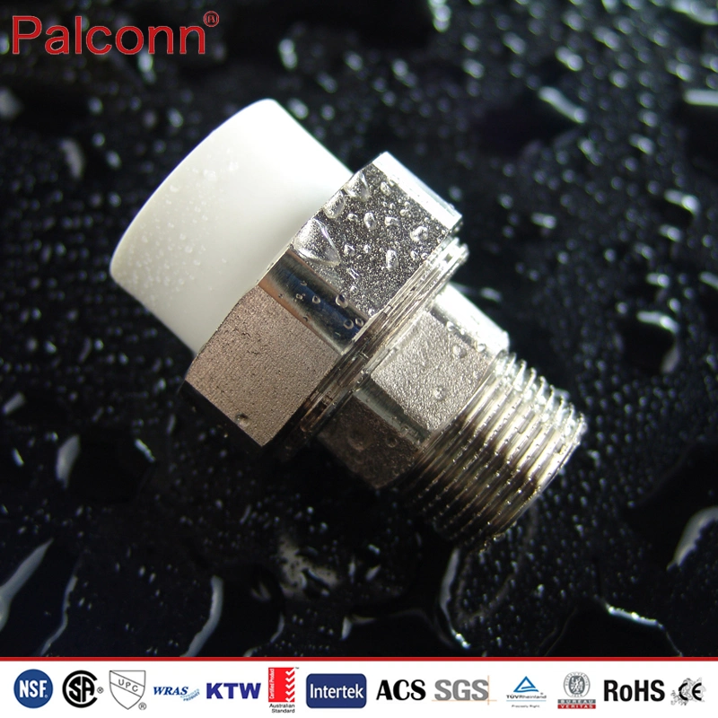 Factory Directed Pn16 Male Brass Fitting PPR Male Threaded Union with Brass 25*3/4