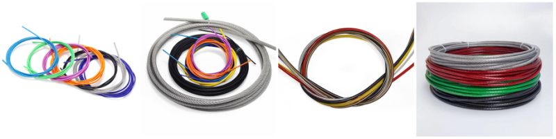 Multi Color PVC Coated Galvanized Steel Wire Rope 4mm 6mm