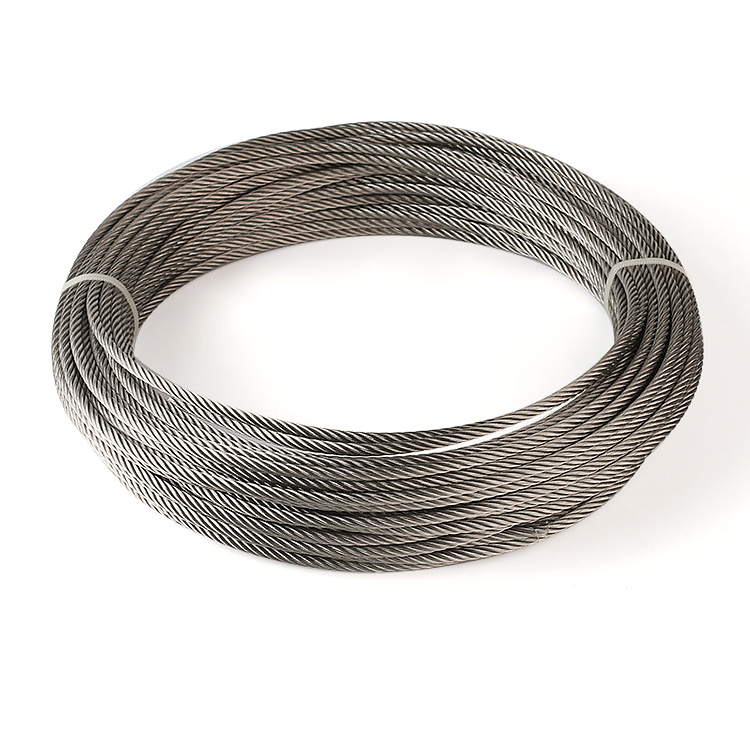 316 304 Stainless Steel Wire Rope 1X19 7X7 7X19