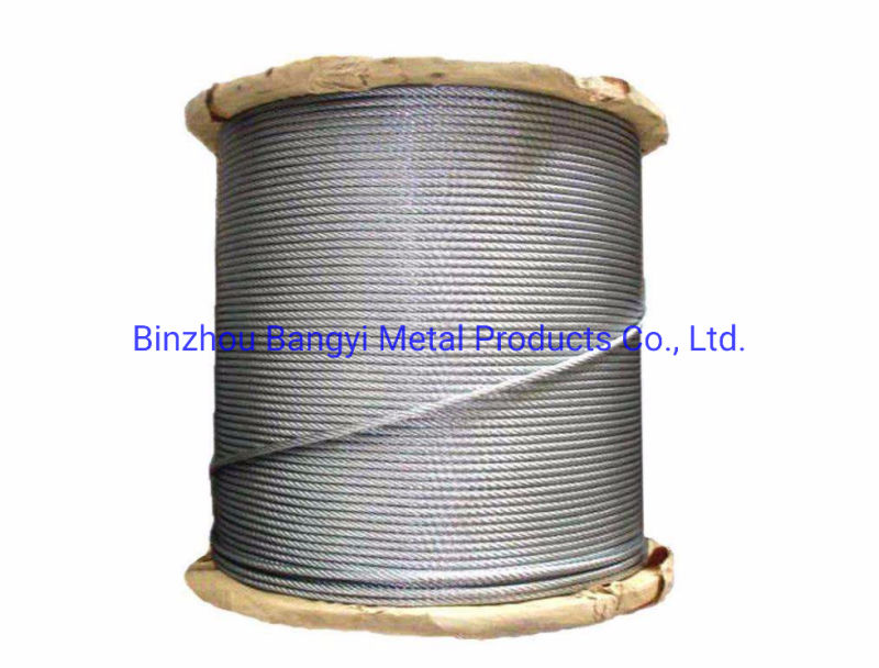 304/316 Stainless Steel Aircraft Cable Wire Rope 7 X 19
