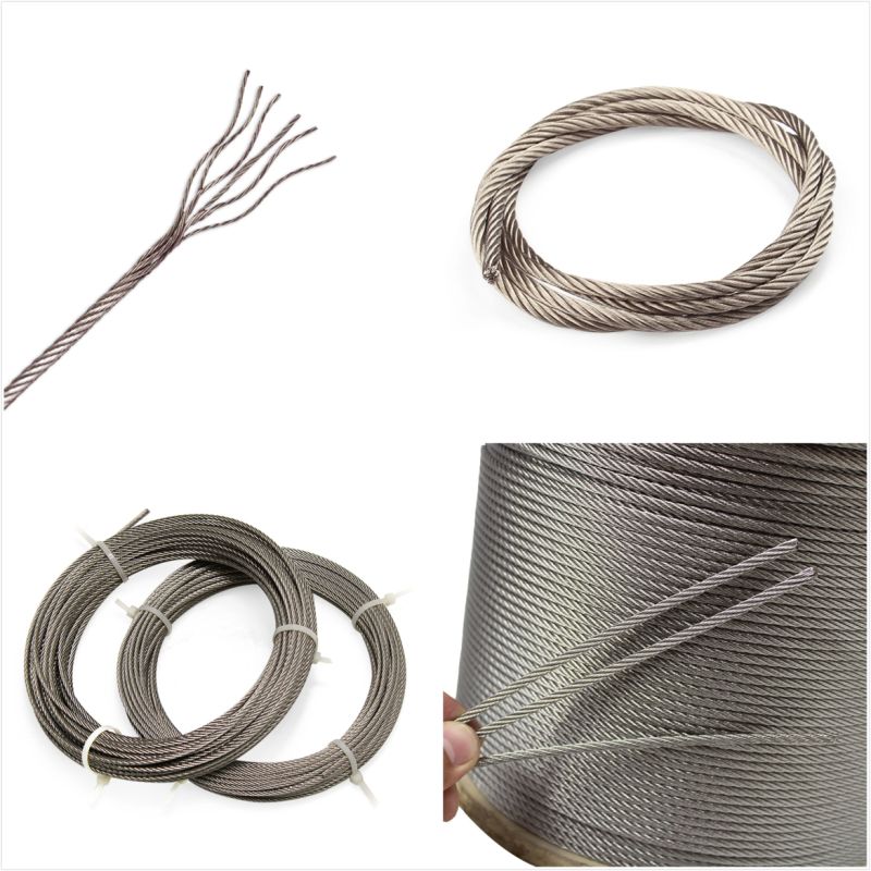 AISI 304 316 Stainless Steel Wire Cable Steel Rope