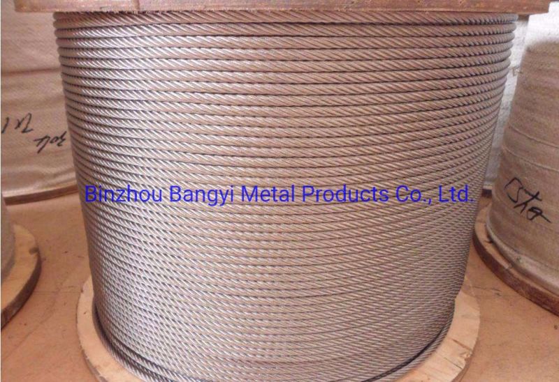 Stainless Steel Wire Rope 7X19 for Marine