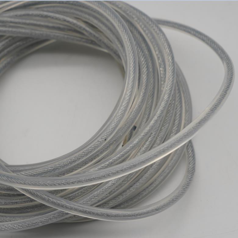Transparent White PVC/PU Coated Galvanized Steel Wire Rope