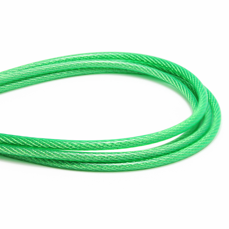 Different Color PU/PVC Coated Galvanized Steel Wire Rope
