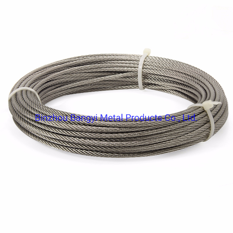Stainless Steel Wire Rope 7X19 for Light Lifting