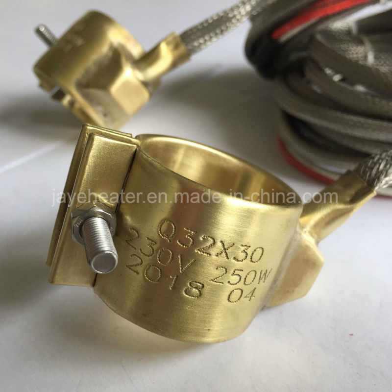 Mini Brass Nozzle Band Heating Element with Steel Braided Wire