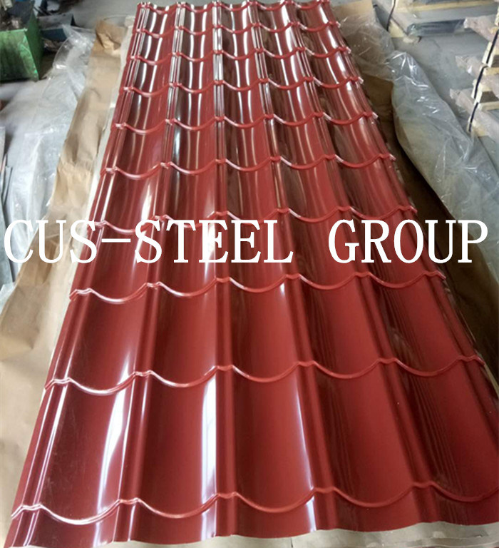 Corrugated PPGI Prepainted Galvanized Coated Steel Roofing Sheet