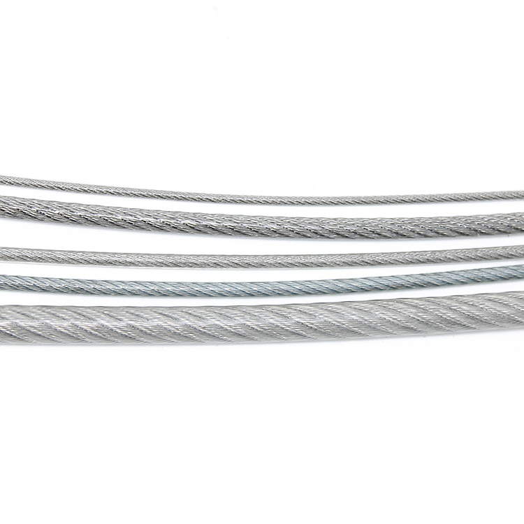 Factory 7X19 PVC Coated Galvanized Steel Wire Rope