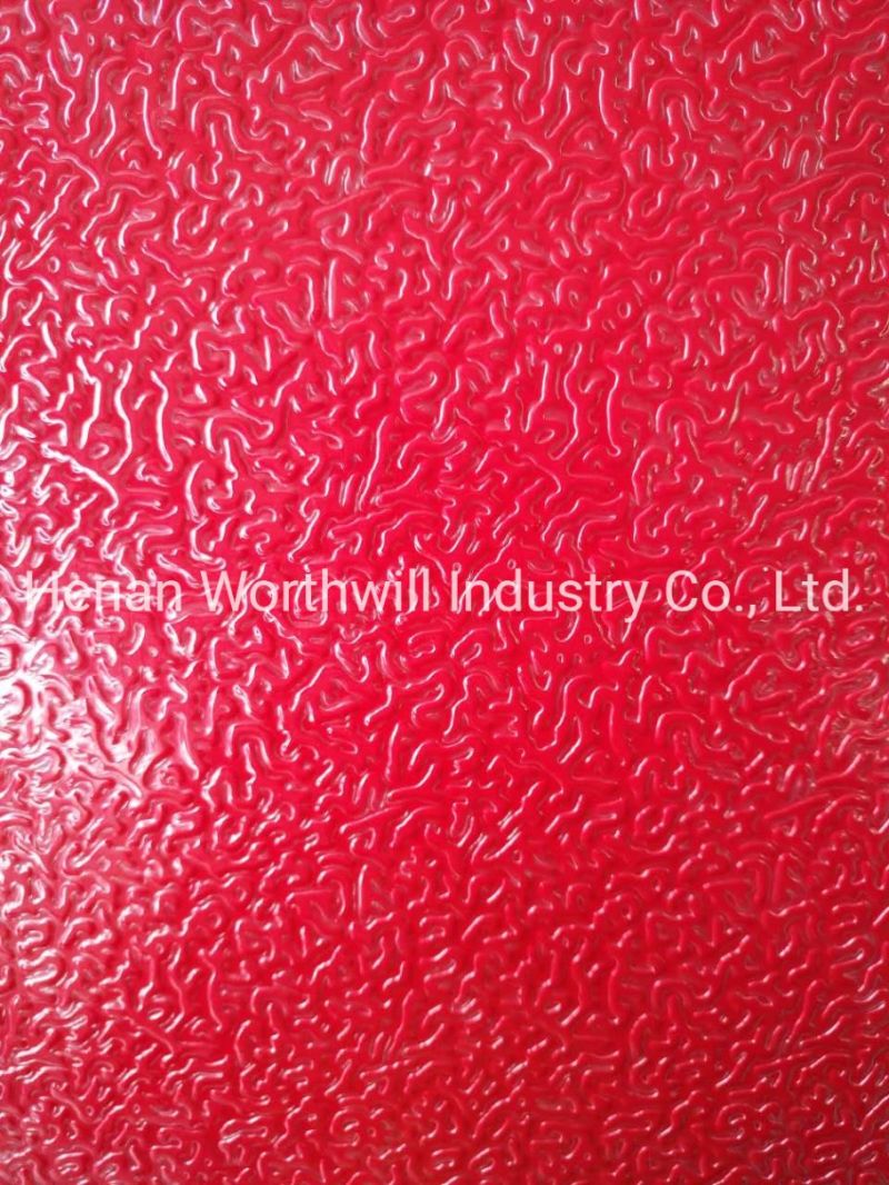 Aluminium Embossed Color Coated Aluminum Sheet/Coil for Roofing