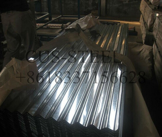 Corrugated Zinc Coated Metal Tile/ Galvanized Steel Roofing Sheet for Building Materials