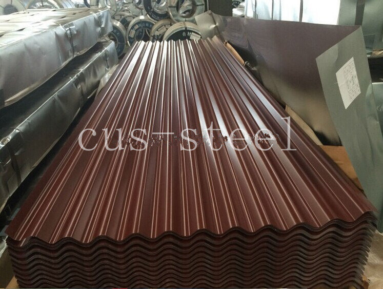 Corrugated PPGI Prepainted Galvanized Coated Steel Roofing Sheet