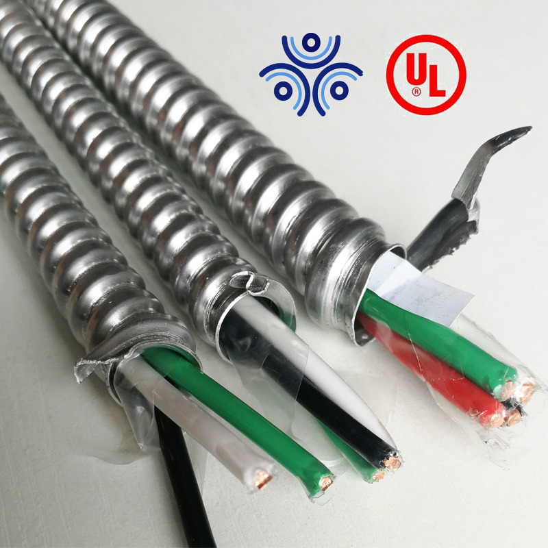 Type Mc 250mcm Kcmil UL Mc Cable Metal Clad Mc Interlocked Cable