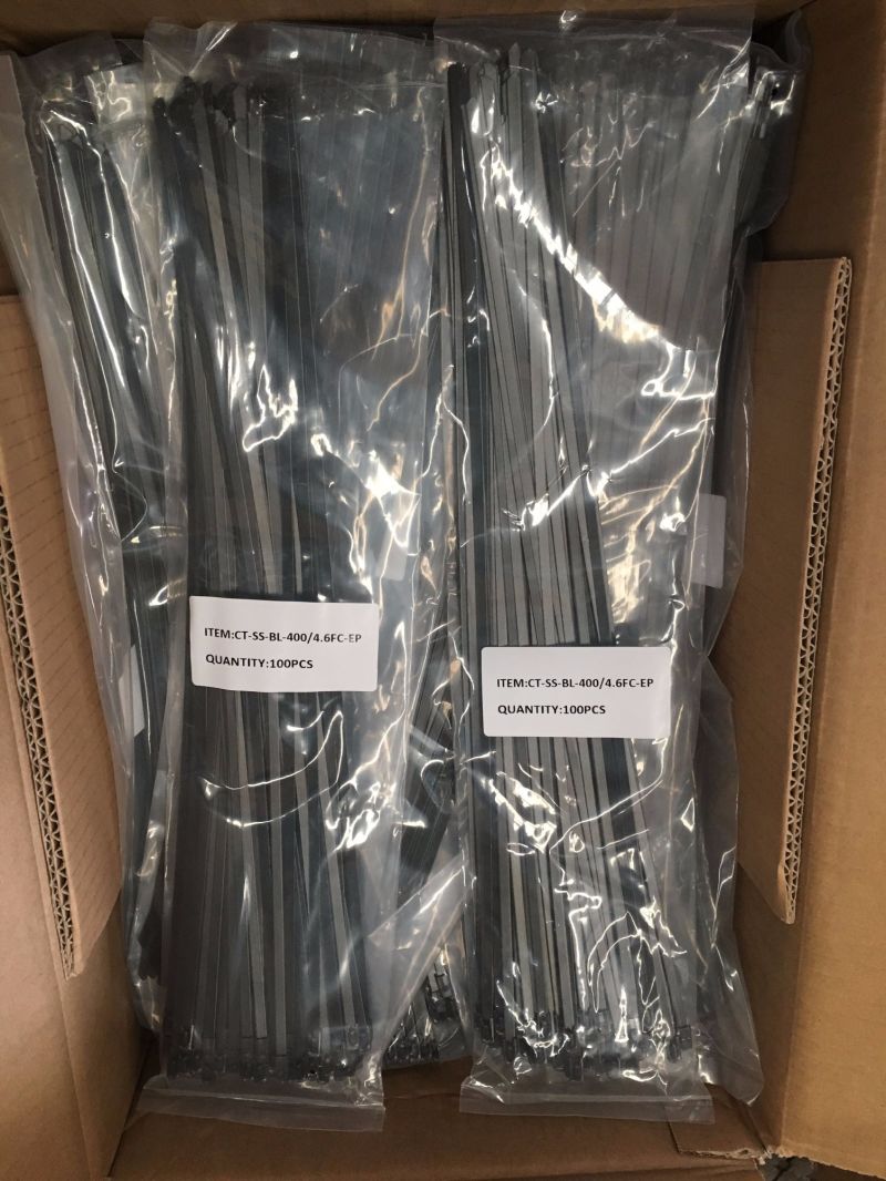 Factory Direct Supply Coated 304 316 Ss Cable Ties