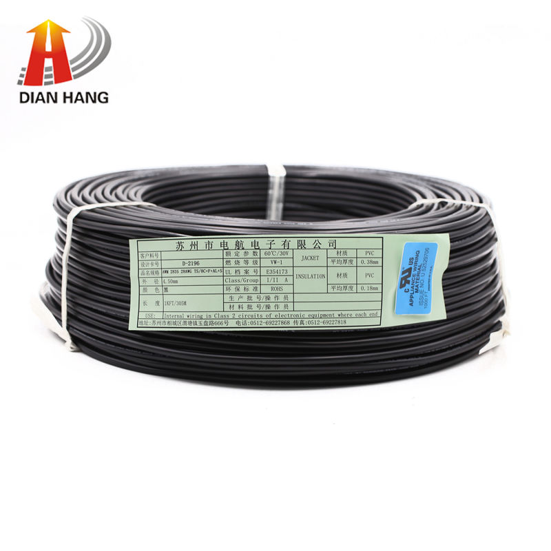 UL Approved Sr-PVC Insulation and PVC Jacket UL2835 Computer Power Cable PVC Electrical Wire Cable PVC Insulated Control Insulated Power Cable