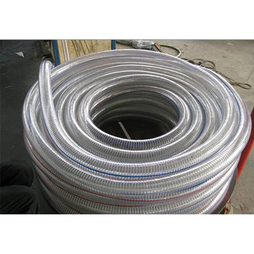 1/2inch to 2inch Clear PVC Steel Wire Reinforced/Strengthed Spring Hose